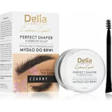 Delia Cosmetics Eyebrow Expert učvršćujući vosak za obrve nijansa Black 10 ml