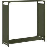  stojalo za drva olivno zelena 90x28x90 cm hladno valjano jeklo | Shoptok.si