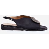 S. BARSKI Shiny Women's Sandals With Decorative Detail S.Barski | ePonuda.com