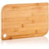 Klarstein Batvik, daska za rezanje od bambusa, 33 × 1,5 × 23 cm (Š × V × D), štedljiva prema noževima, utor za hvatanje sokova | shoptok.hr