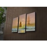 Wallity Set slika sa LED osvetljenjem 3PATİACT-17, 3 Dela | ePonuda.com