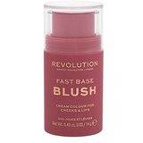 Revolution Fast Base Blush rdečilo za lica v stiku 14 g odtenek Blush za ženske cene