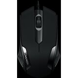 Canyon CM-02 wired optical Mouse with 3 buttons DPI 1000 Black cable length 1.25m 120*70*35mm | Eponuda.ba