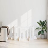  Preklopna ogradica za kućne ljubimce 4 pcs Visoki Sjaj Bijeli | shoptok.hr