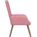  Stolica za opuštanje ružičasta baršunasta | shoptok.hr