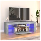  TV omarica z LED lučkami siva sonoma 120x35x40 cm | Shoptok.si