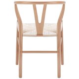 Bessagi Home Stol Monica, Naravne Barve, Masivno | Shoptok.si