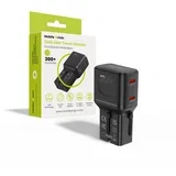 45W Travel Adapter EU /US /UK /AU PW26, black