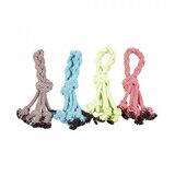 Duvo igračka za pse scooby rope knot with loop 4705093 30.5cm, žuta Cene