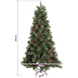  Umjetno božićno drvce s nogom 210 cm 300 LED lampica - 210 cm s LED svjetlima | shoptok.hr