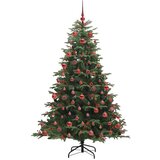 vidaXL Umestno božično drevo Zelena 180 cm PVC, kovina in plastika | Shoptok.si