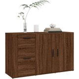 vidaXL Komoda boja Smeđi hrasta 100x33x59,5 cm od konstruiranog drva | shoptok.hr