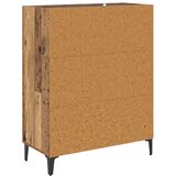  Kreveta Staro drvo 69,5 x 34 x 90 cm Obrađeno drvo i čelik | shoptok.hr