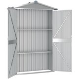  Vrtno spremište sivo 116x45x175 cm od pocinčanog čelika | Eponuda.com