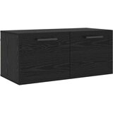 vidaXL Ormar za Zid Crni hrast 80 x 36.5 x 35 cm Konstruirano drvo | shoptok.hr