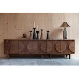 Zuiver Rjava nizka komoda v orehovem dekorju 120x58 cm Groove – | Shoptok.si
