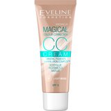 Eveline Magical Colour Correction CC krema SPF 15 odtenek 50 Light Beige 30 ml Cene