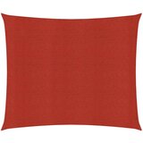 vidaXL Jedro za zaštitu od sunca 160 g/m² crveno 2 x 2,5 m HDPE | shoptok.hr