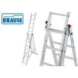Krause trodelna večnamenska aluminijasta lestev Corda 3x10 stopnic 030405 | Shoptok.si
