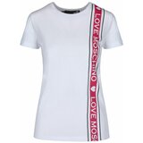 Love Moschino pamučna bela majica sa logotip trakom W 4 F73 1O M 3876-A00 Cene
