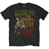 Bob Marley majica Unisex Rastaman Vibration Tour 1976 2XL Črna