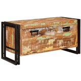vidaXL Ormar za cipele Smeđa 90 x 38 x 45 cm masivno obnovljeno drvo | shoptok.hr
