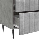  Noćni ormar Betonska siva 62 x 34,5 x 49,5 cm Konstruirano drvo | shoptok.hr
