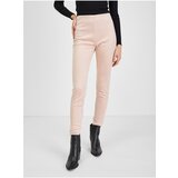 Orsay Light pink ladies trousers in suede finish - Women | ePonuda.com