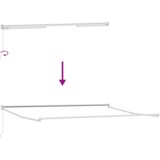 Ručna uvlačiva tenda crvena 400x300 cm | shoptok.hr