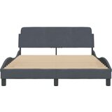  Okvir za krevet Dover tamnosivi 140 x 200 cm baršunasti | shoptok.hr