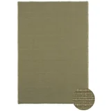 Kaki zeleni ručno rađen pamučan tepih 170x240 cm Handloom –