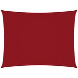 vidaXL Senčno jadro oksford blago pravokotno 3,5x4,5 m rdeče | Shoptok.si