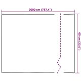  Statistički filmski pokrov za prozore Crna 60 x 2000 cm PVC | shoptok.hr