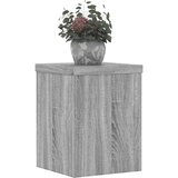 vidaXL Stojalo za rastline 2 kosa siva sonoma 15x15x20 cm inž. les | Shoptok.si