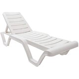 BOLZZ Ležaljka Ocean, Bela | ePonuda.com