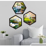 Wallity uramljena slika 6GEN148269, 35x35 cm, 3 dela | ePonuda.com