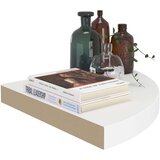  Plutajuća kutna polica bijela 35 x 35 x 3 8 cm MDF | shoptok.hr