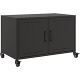 vidaXL TV ormarić crni 68 x 39 x 43,5 cm hladno valjani čelik Cijene