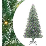 vidaXL Umjetno božično drevo s snežno obloženimi vejicami in LED lučko | Shoptok.si