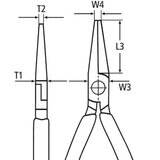 Knipex klešta špic prava 200mm 26 12 200 | ePonuda.com
