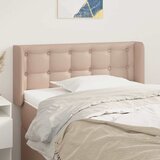  Uzglavlje s ušima boja cappuccina 83x16x78/88 cm umjetna koža | shoptok.hr