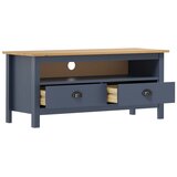 TV ormarić Hill sivi 110 x 40 x 47 cm od masivne borovine | Eponuda.com