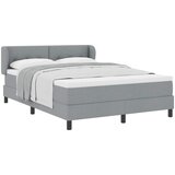 Krevet s opruga kutije Svjetlosiva 140 x 190 cm tkanina | Eponuda.com