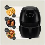 ZEEGMA friteza na vrući zrak KNAPPER GRANDBLACK, 6-7,7L, 1800W, 9 programa | shoptok.hr