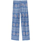 Pull&Bear Hlače bež / modra / bela | Shoptok.si