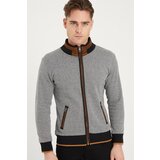 Dewberry 1021 MEN'S SWEATSHIRT-DIAGONAL BLACK Cene