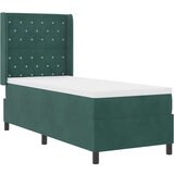  Postelja s podstavljeno vzmetnico in LED temno zelena 80x200 cm žamet, (22049053) Slike