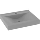 Maison Chic Razkošen Umivalnik - Kopalna umivalnik - Lavabo z luknjo mat svetlo siv 60x46 cm keramičen, (21684810) Cene