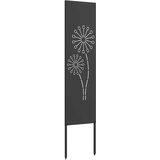  Privatnost u vrtu Crna 32 x 140 cm Hladno valjana čelična | shoptok.hr