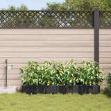  Vrtna saksija 4 pcs Crna 160 x 40 x 22 cm Plastika | shoptok.hr